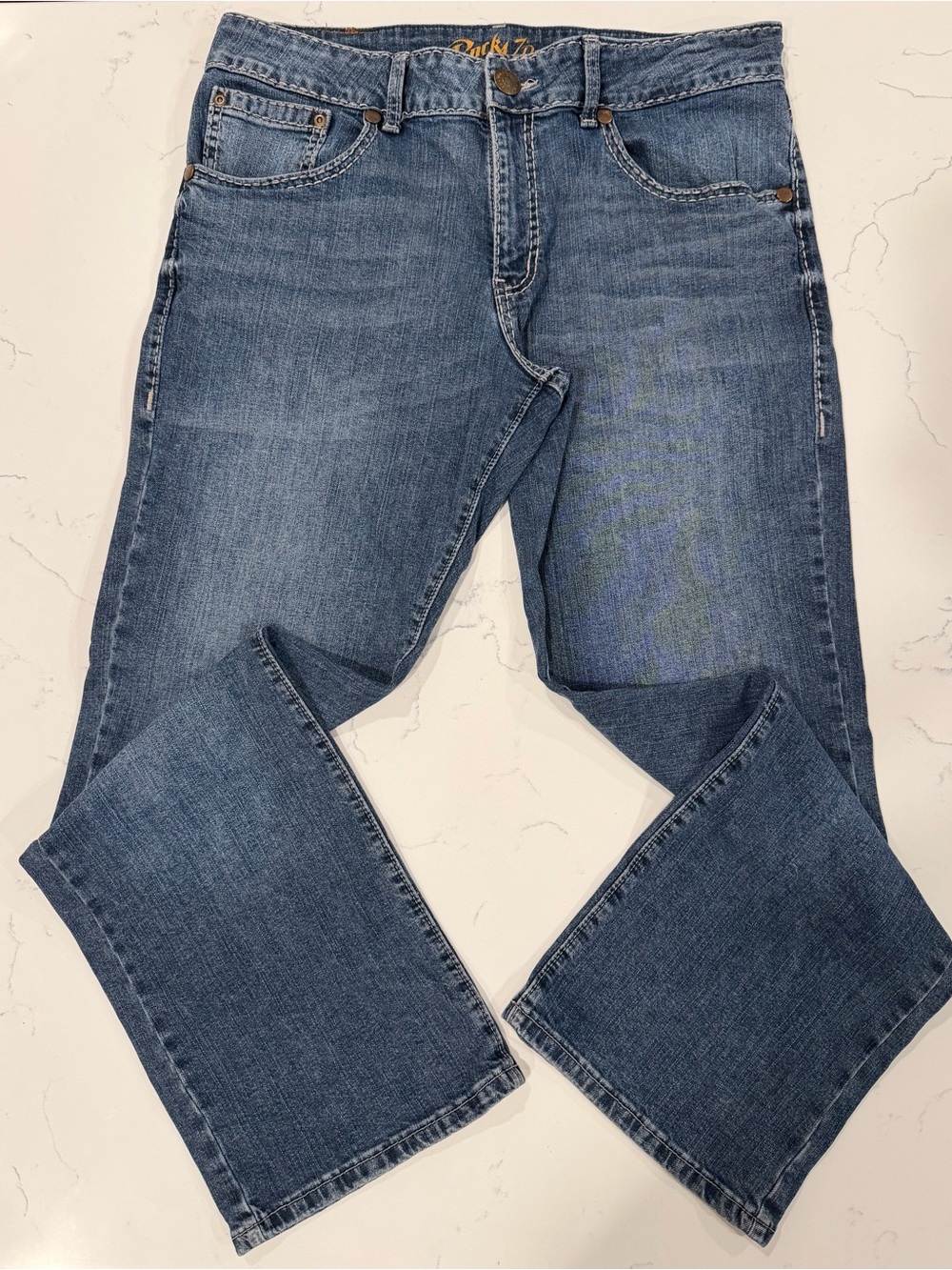Men's Wrangler Rock 47 Slim Boot Jeans 34X30
